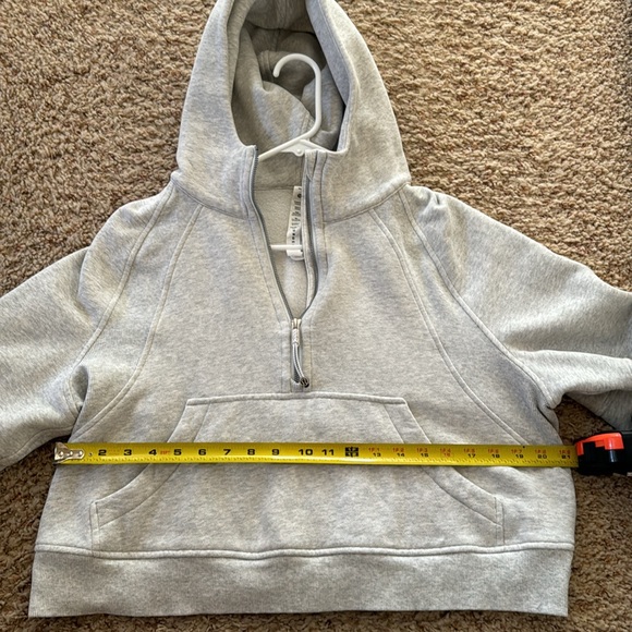Lululemon Scuba Cropped/Oversized Half-Zip Hoodie, M/L - Picture 11 of 13